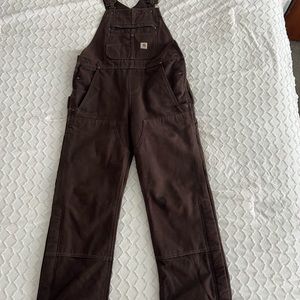 Carhartt WOMEN'S INSULATED BIBS - RELAXED FIT, Small Short